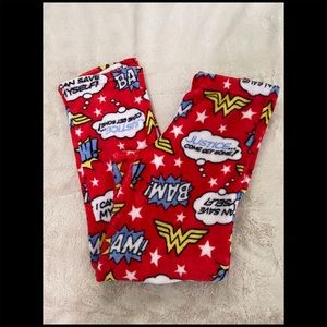 Fleece Wonder Woman Sleeping Pants